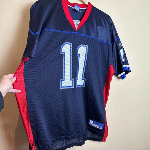 Reebok NFL Equipment Drew Bledsoe Buffalo Bills Short Sleeve Mens Jersey 2XL - Picture 2 of 11